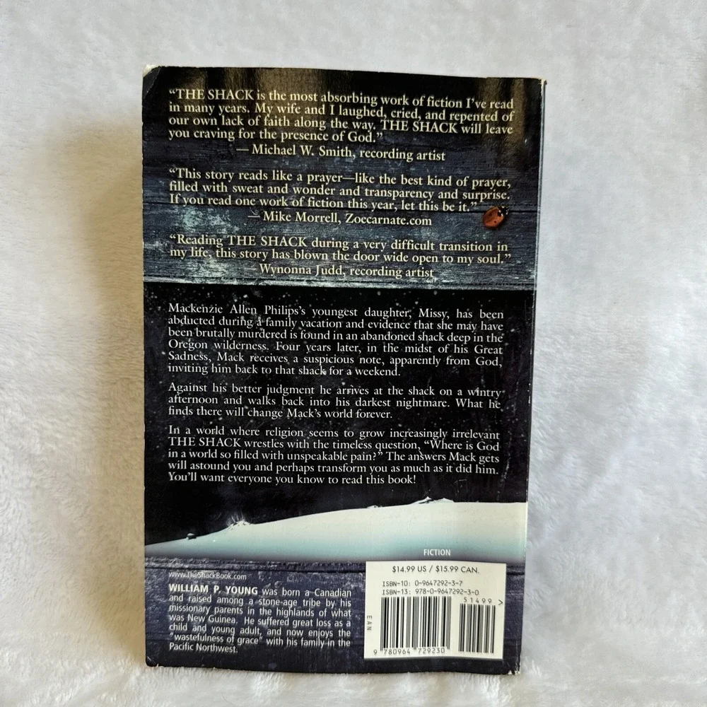 The‎ Shack by William P Young Paperback Novel Fiction Book